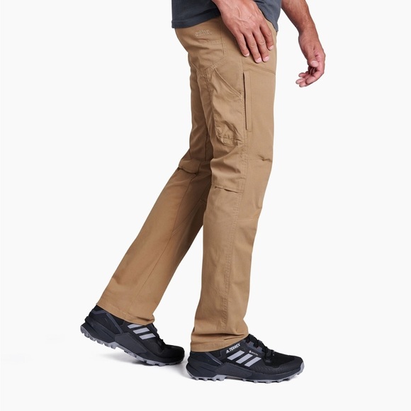 Kuhl Konfidant Air Pant Dark Khaki lightweight vented performance stretch - Picture 2 of 12
